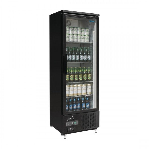 Celsius Glass Fronted Chiller Cabinet - Black