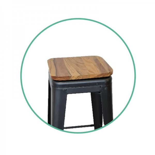 Oak Top For Tolix Stools