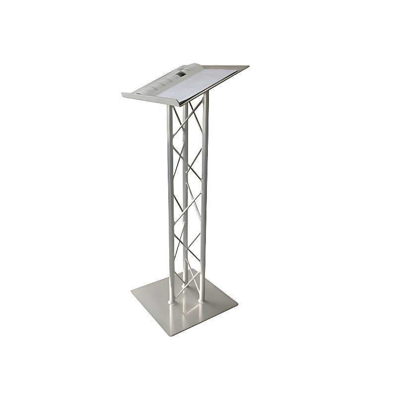 Metal Lectern - Silver