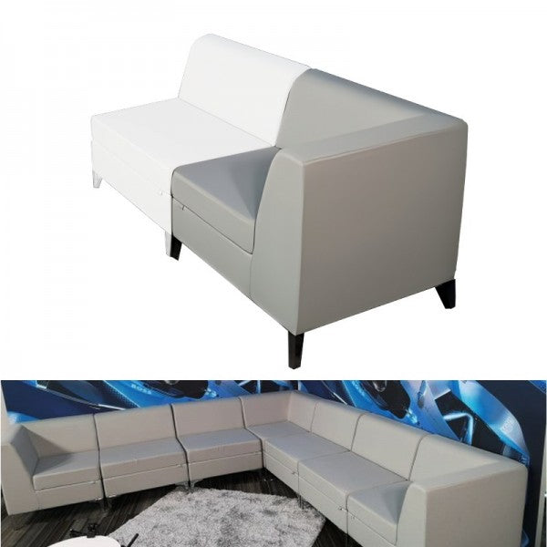 Studio Modular Soft Seating Light Grey - Corner Piece