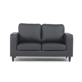 2 Seater Sofa - Black Fabric