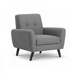Fabric Armchair - Grey
