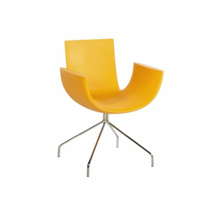 Image of Spider Swivel Chair - Orange