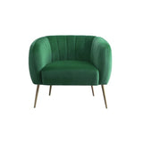 Plush Armchair - Green