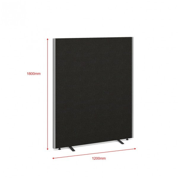 Hove Fabric Screen - Charcoal