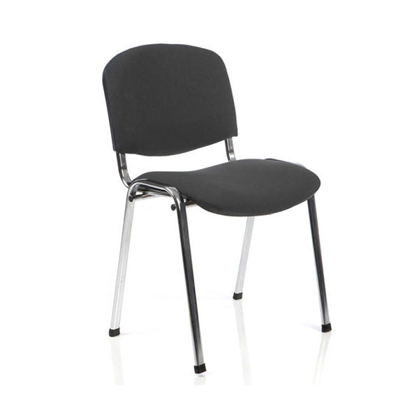 Coral Padded Stacking Conference Chair - Black