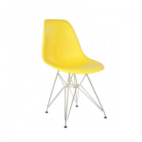 Eames Eiffel chair hire in yellow