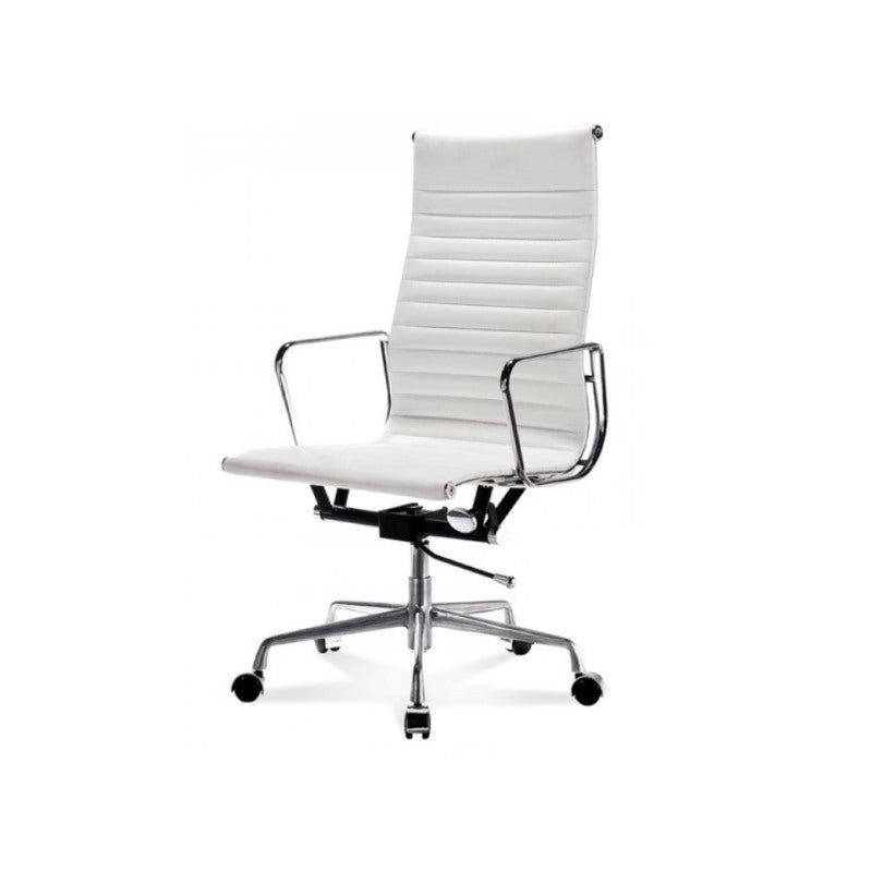 Eames Ribbed Executive Chair - White