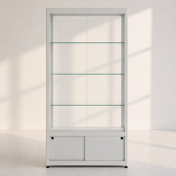 Galaxy 4 Tall Centre Showcase With Storage