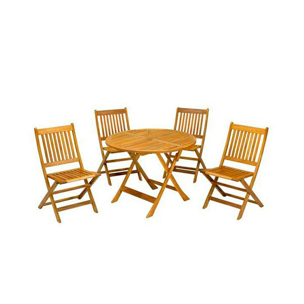 Ashdown Outdoor Dining Set With Four Chairs