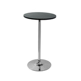 Black Top Poseur Table