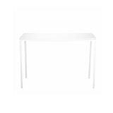 Allure Rectangular High Bar Table - White