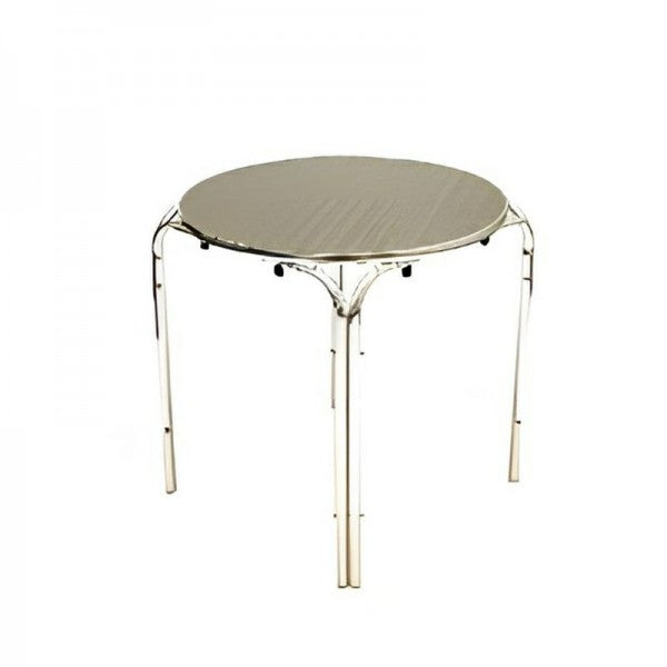 Aluminium round bistro table hire for exhibitions