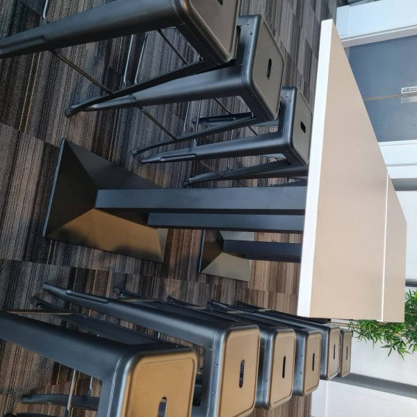 Image of Tolix Stool - Gunmetal