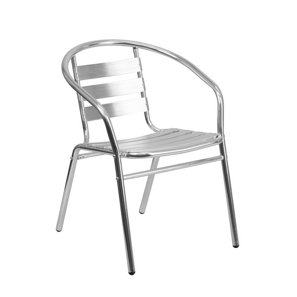 Metro Bistro Chair - Aluminium